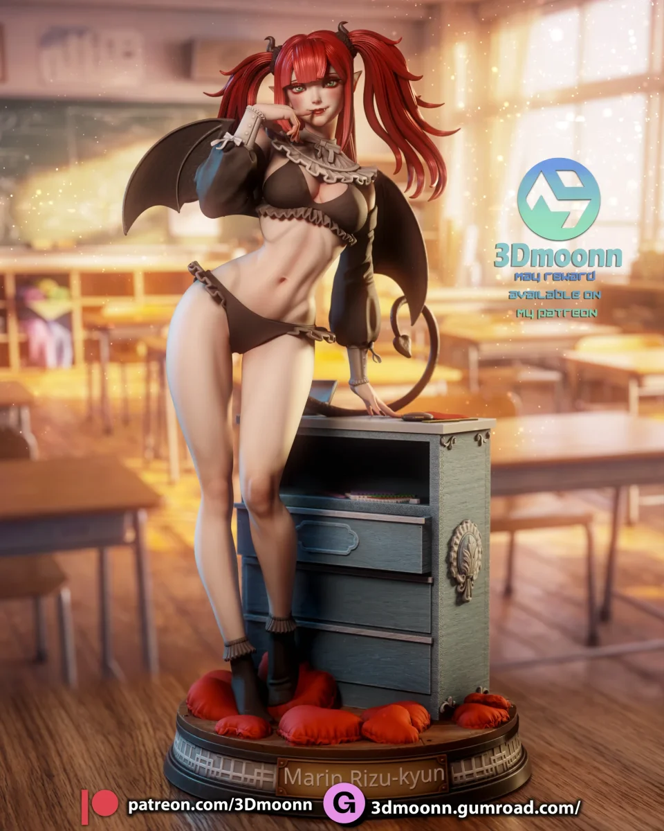 Marin Kitagawa | Fan Art | 3D Printed Resin Model Garage Kit | *Un-Painted* | 3DMoonn 5