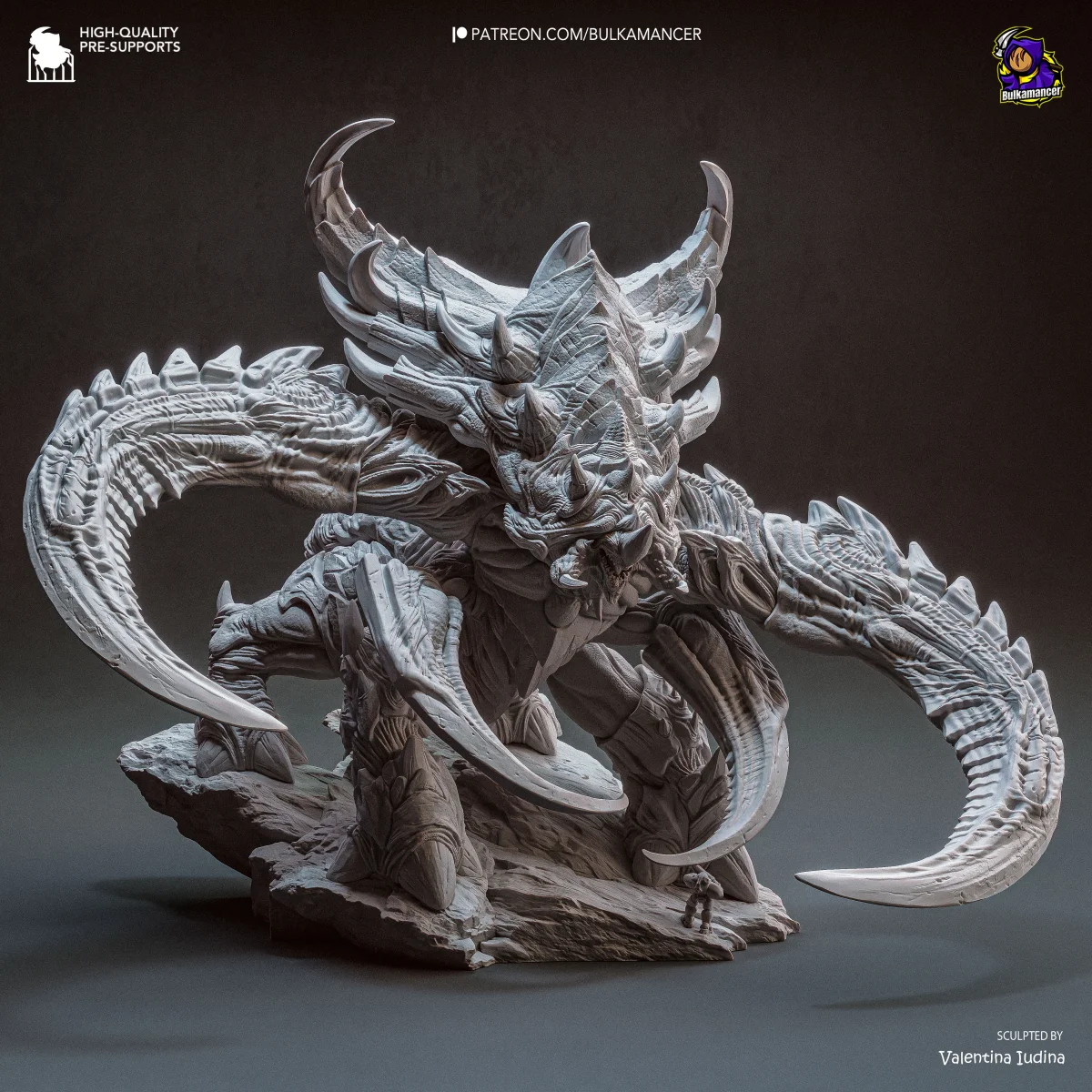 Ultralisk | Fan Art | 3D Printed Resin Model Garage Kit | *Un-Painted* | Bulkamancer 6