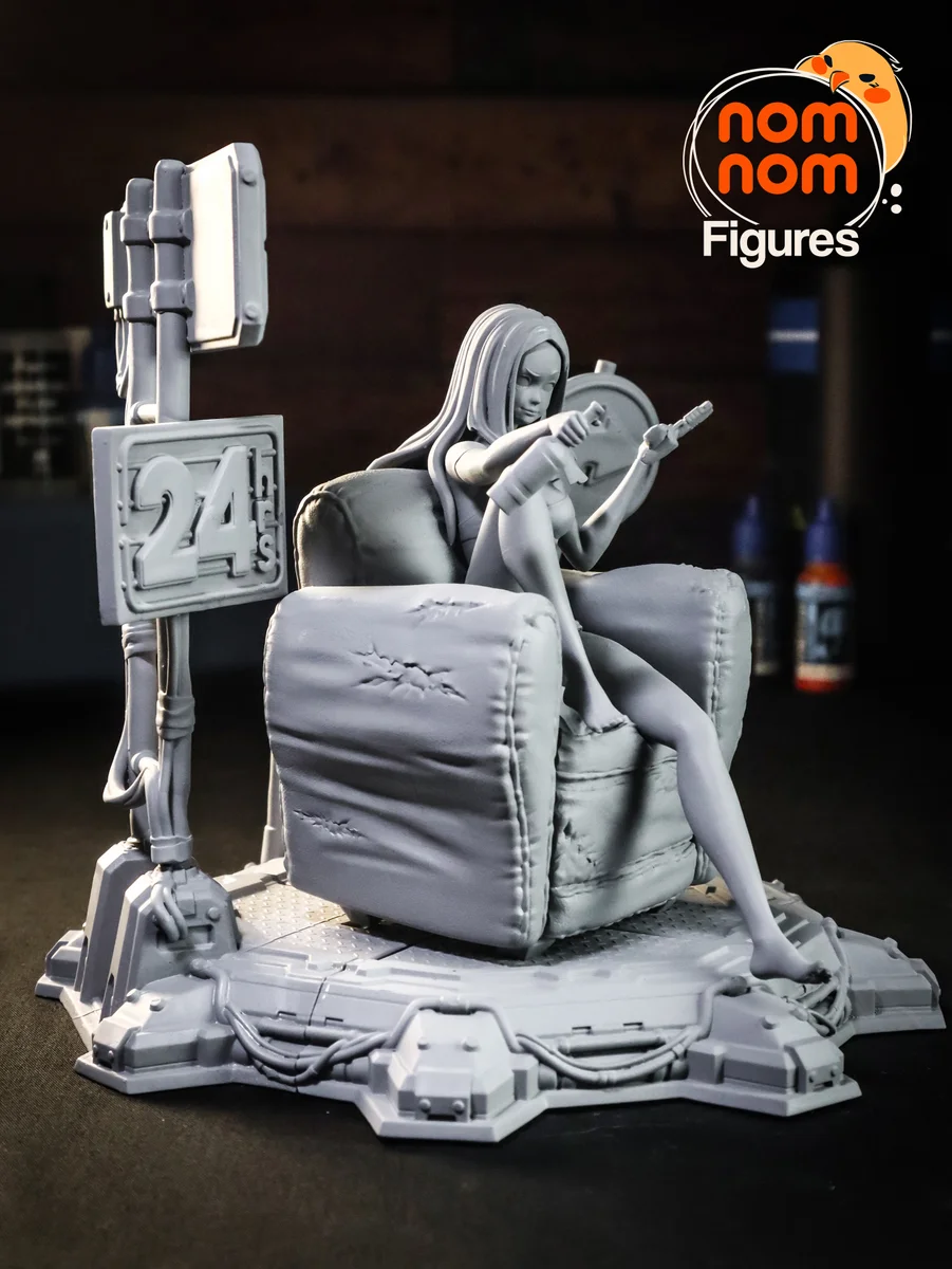 Rebecca | Fan Art | 3D Printed Resin Model Garage Kit | *Un-Painted* | Nomnom 11