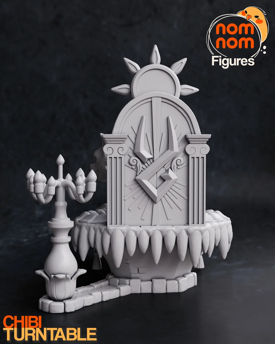 Chibi Cerberus | Fan Art | 3D Printed Resin Model Garage Kit | *Un-Painted* | Nomnom 5