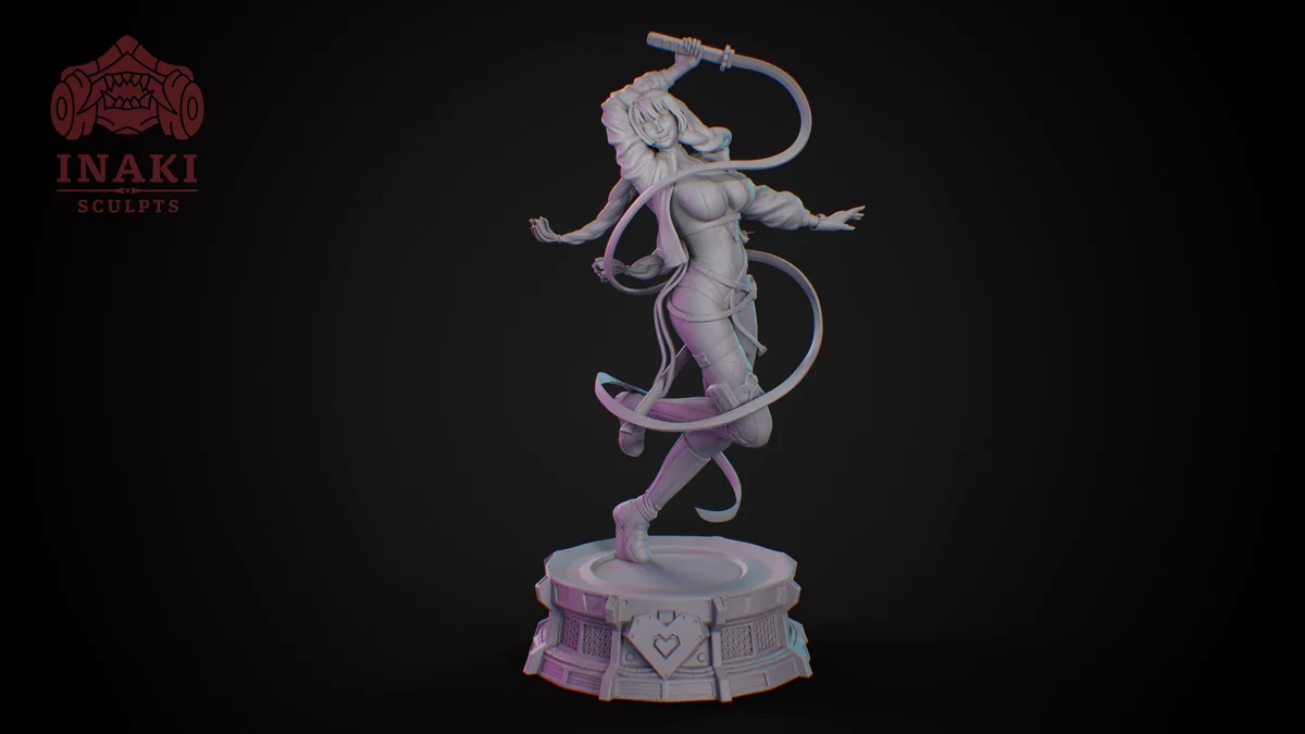 Kanroji Mitsuri Cyberpunk | Fan Art | 3D Printed Resin Model Garage Kit | *Un-Painted* | Inaki Sculpts 4