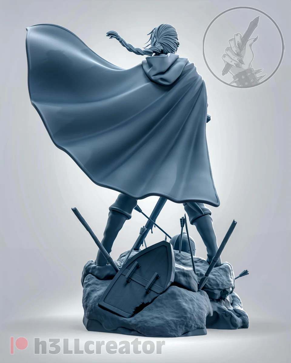 Meve | Fan Art | 3D Printed Resin Model Garage Kit | *Un-Painted* | H3LL Creator 10
