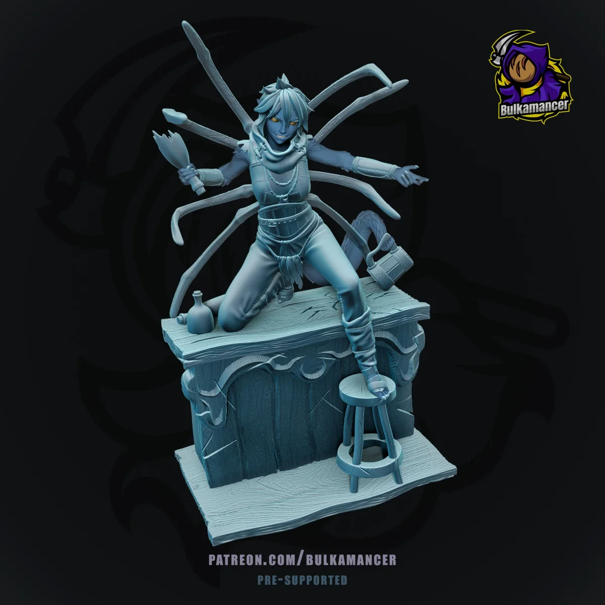 Wenduag | Fan Art | 3D Printed Resin Model Garage Kit | *Un-Painted* | Bulkamancer 3