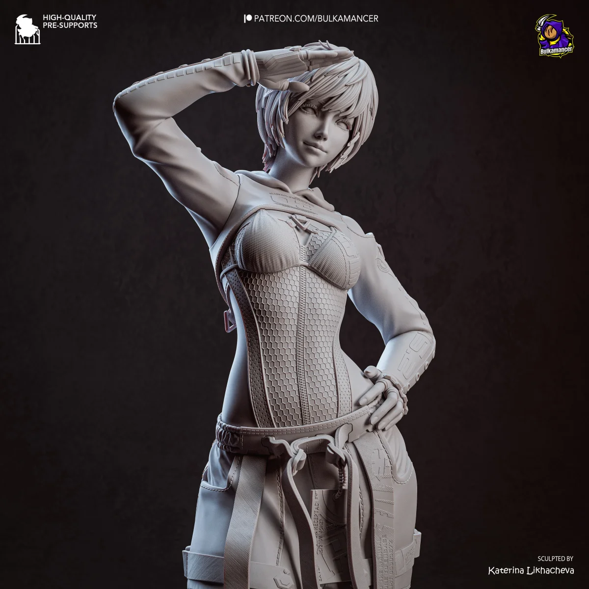 Lily | Fan Art | 3D Printed Resin Model Garage Kit | *Un-Painted* | Bulkamancer 5
