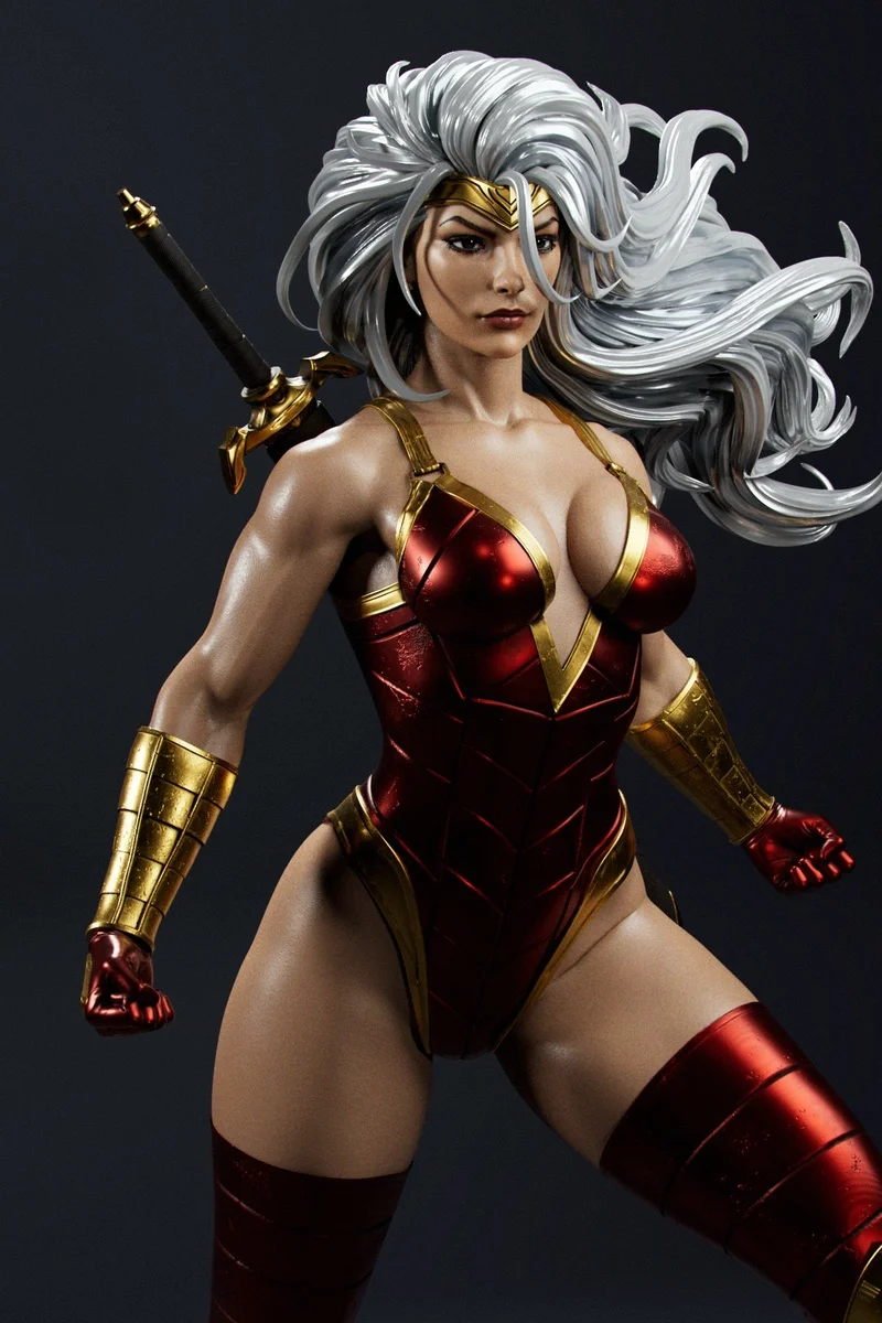 Glory | Fan Art | 3D Printed Resin Model Garage Kit | *Un-Painted* | Abe3D 3