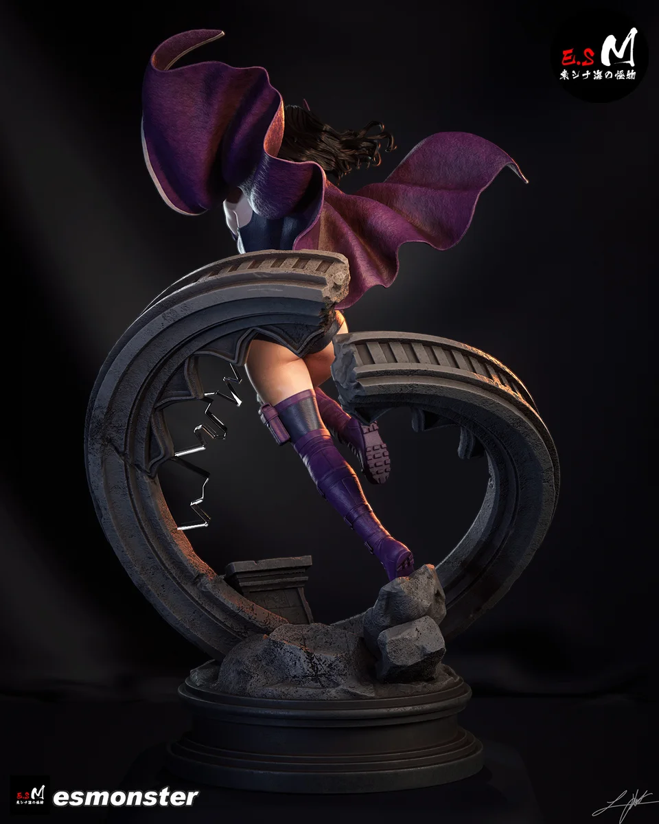 Huntress | Fan Art | 3D Printed Resin Model Garage Kit | *Un-Painted* | ES Monster 4