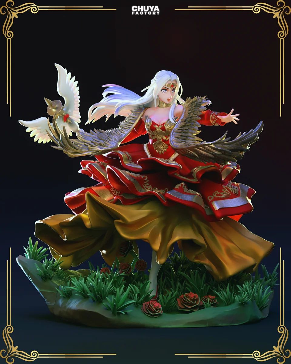 Edelgard von Hresvelg | Fan Art | 3D Printed Resin Model Garage Kit | *Un-Painted* | Chuya Factory 4