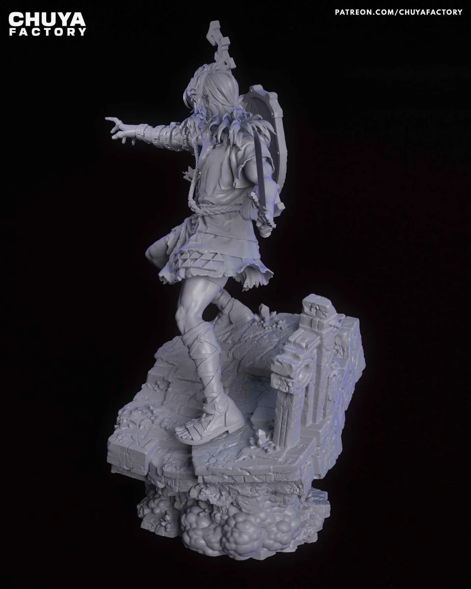 Link | Fan Art | 3D Printed Resin Model Garage Kit | *Un-Painted* | Chuya Factory 15