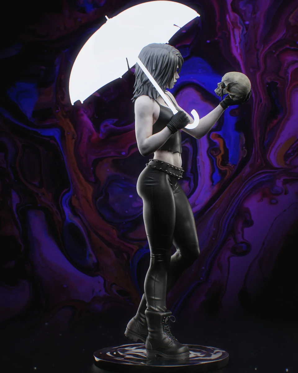 Death | Fan Art | 3D Printed Resin Model Garage Kit | *Un-Painted* | Nympha3D 6