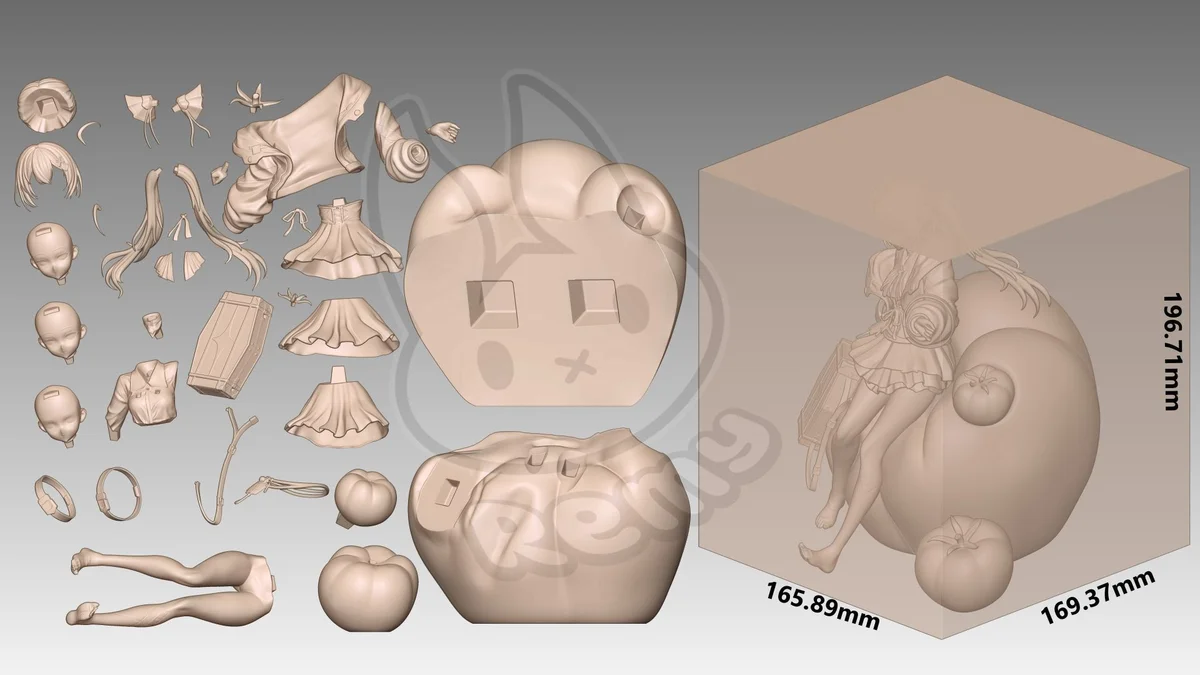 Lacrimosa | Fan Art | 3D Printed Resin Model Garage Kit | *Un-Painted* | Remy Sculpts 13