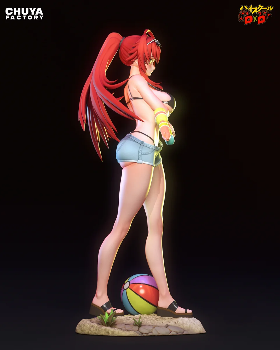 Rias Gremory | Fan Art | 3D Printed Resin Model Garage Kit | *Un-Painted* | Chuya Factory 9