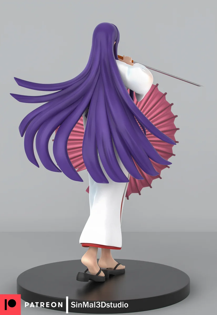 Saeko Busujima | Fan Art | 3D Printed Resin Model Garage Kit | *Un-Painted* | Sin3Dstudio 7