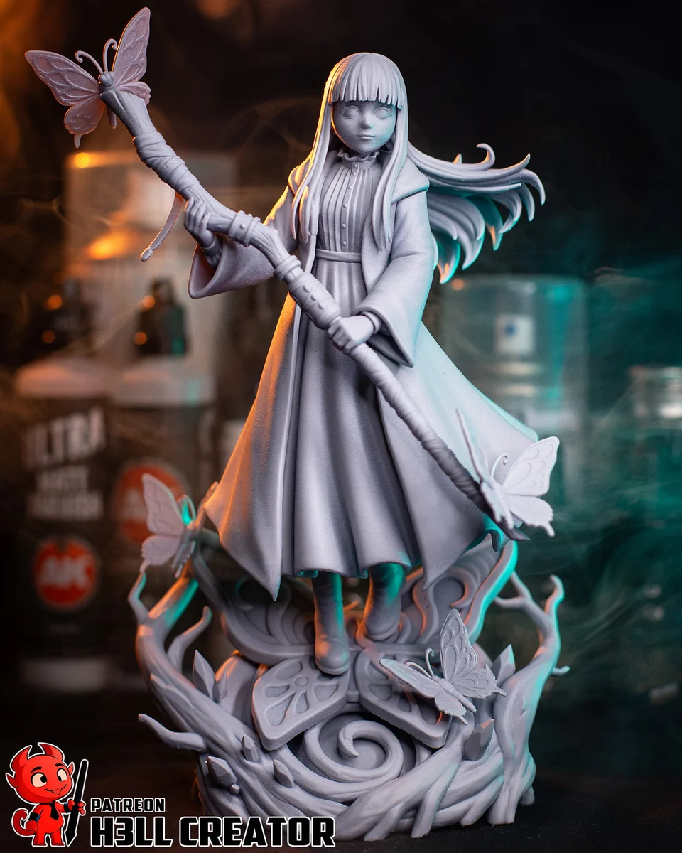 Fern | Fan Art | 3D Printed Resin Model Garage Kit | *Un-Painted* | H3LL Creator 7