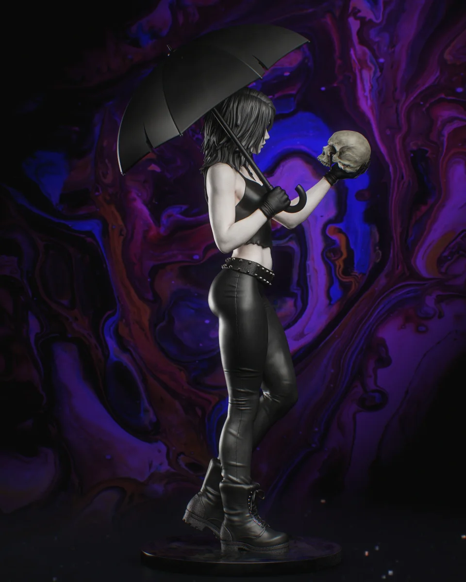 Death | Fan Art | 3D Printed Resin Model Garage Kit | *Un-Painted* | Nympha3D 3