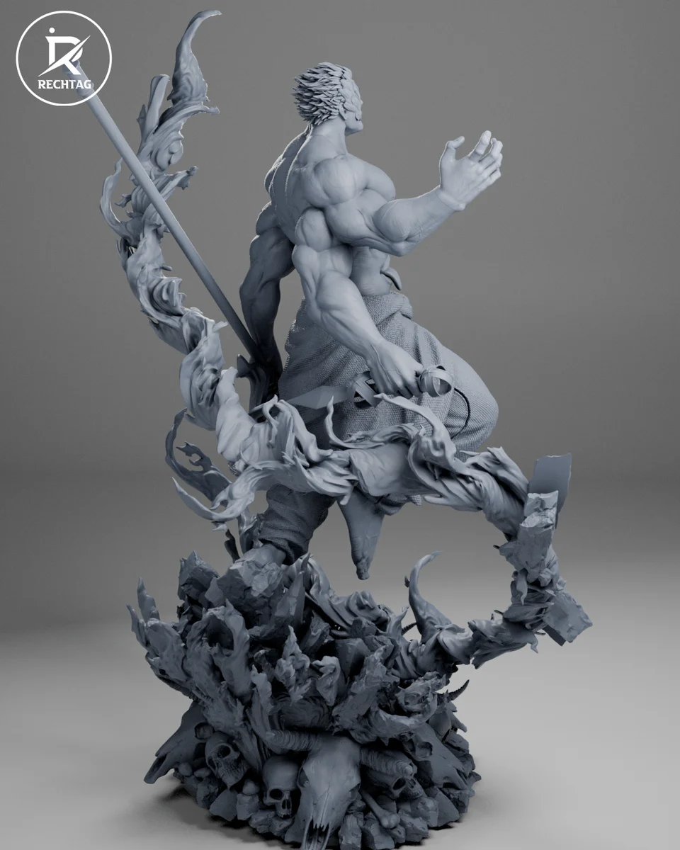 Ryomen Sukuna | Fan Art | 3D Printed Resin Model Garage Kit | *Un-Painted* | Rechtag 13