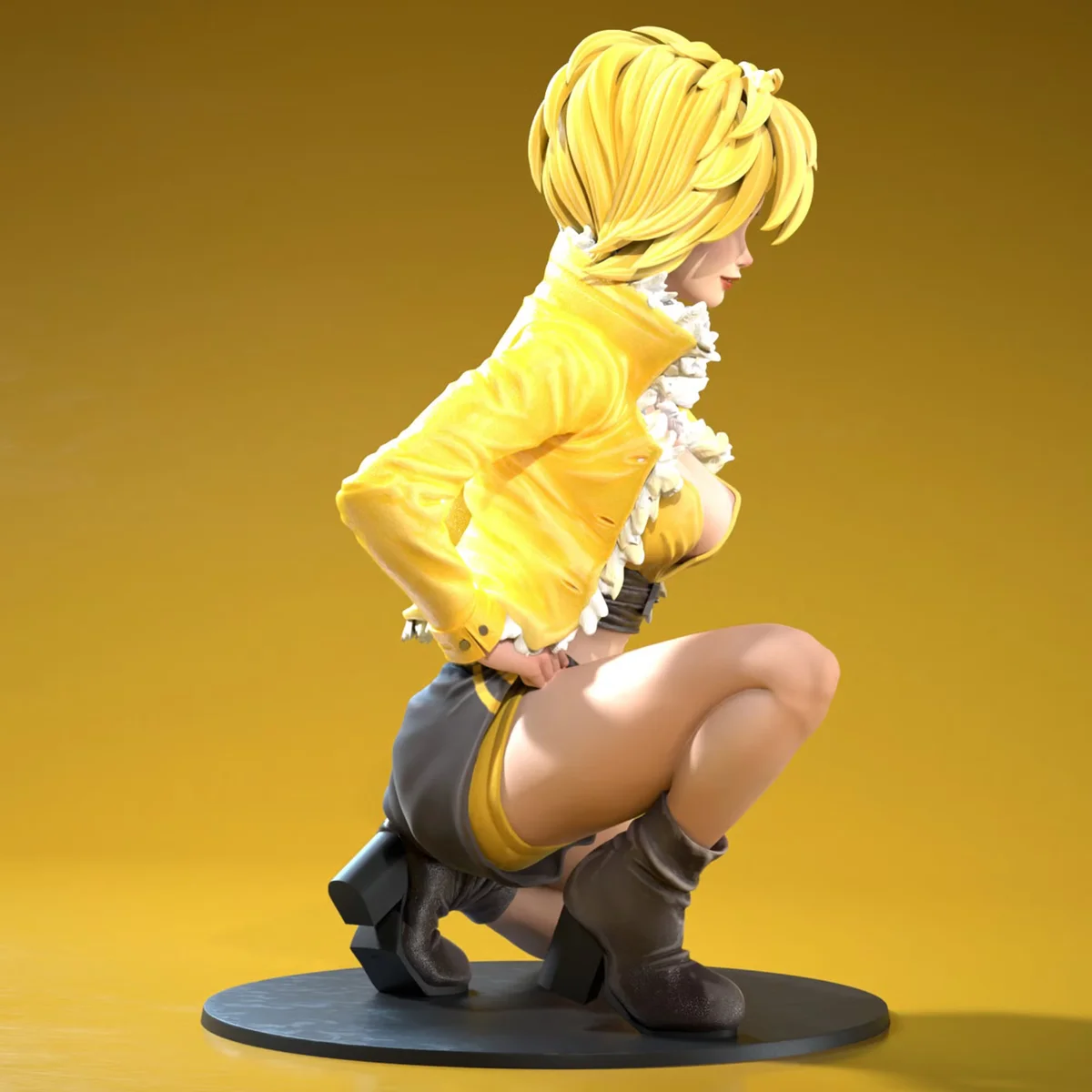 Jolin - Waifumon | Fan Art | 3D Printed Resin Model Garage Kit | *Un-Painted* | SiryllArt 4