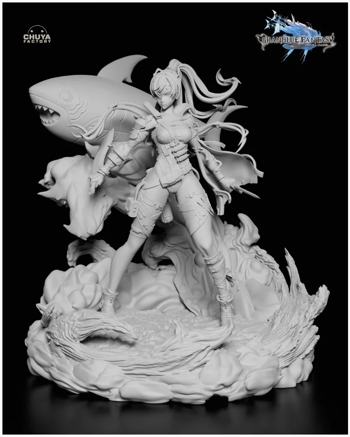 Meg | Fan Art | 3D Printed Resin Model Garage Kit | *Un-Painted* | Chuya Factory 15