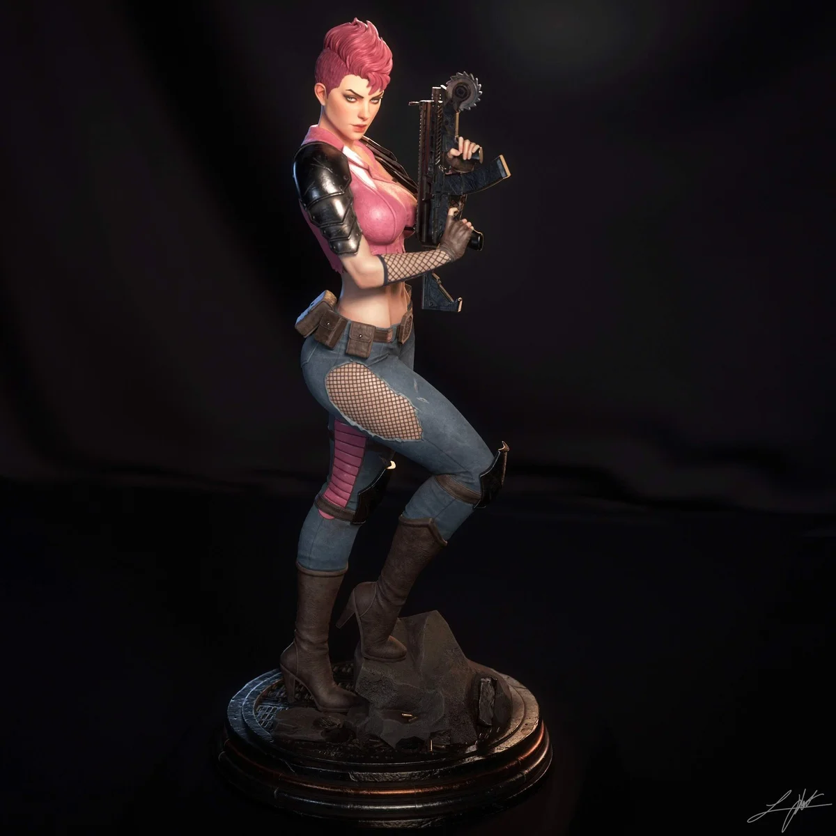 Zarana | Fan Art | 3D Printed Resin Model Garage Kit | *Un-Painted* | Abe3D 9