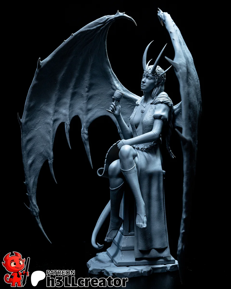 Mizora | Fan Art | 3D Printed Resin Model Garage Kit | *Un-Painted* | H3LL Creator 9