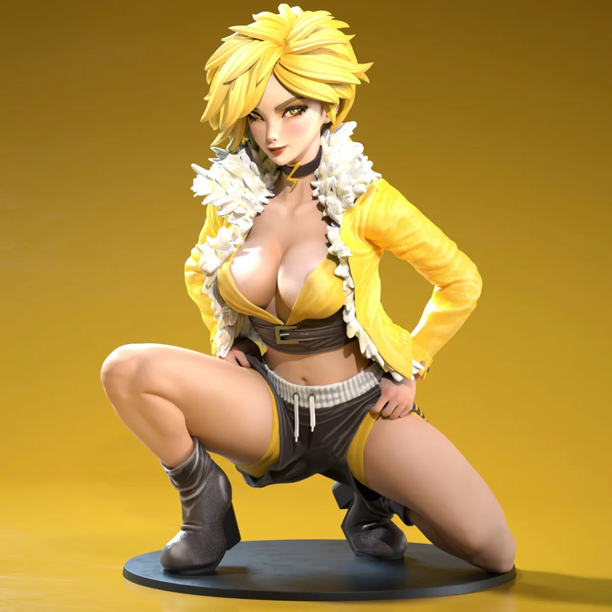 Jolin - Waifumon | Fan Art | 3D Printed Resin Model Garage Kit | *Un-Painted* | SiryllArt 3