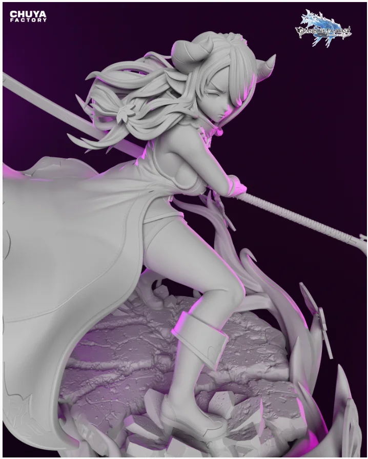 Narmaya | Fan Art | 3D Printed Resin Model Garage Kit | *Un-Painted* | Chuya Factory 13