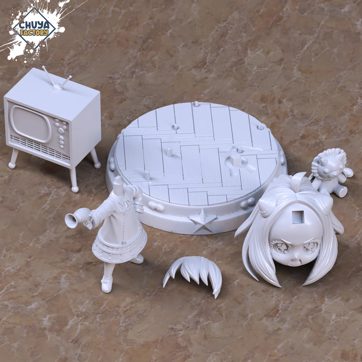Chibi Anya Forger | Fan Art | 3D Printed Resin Model Garage Kit | *Un-Painted* | Chuya Factory 4
