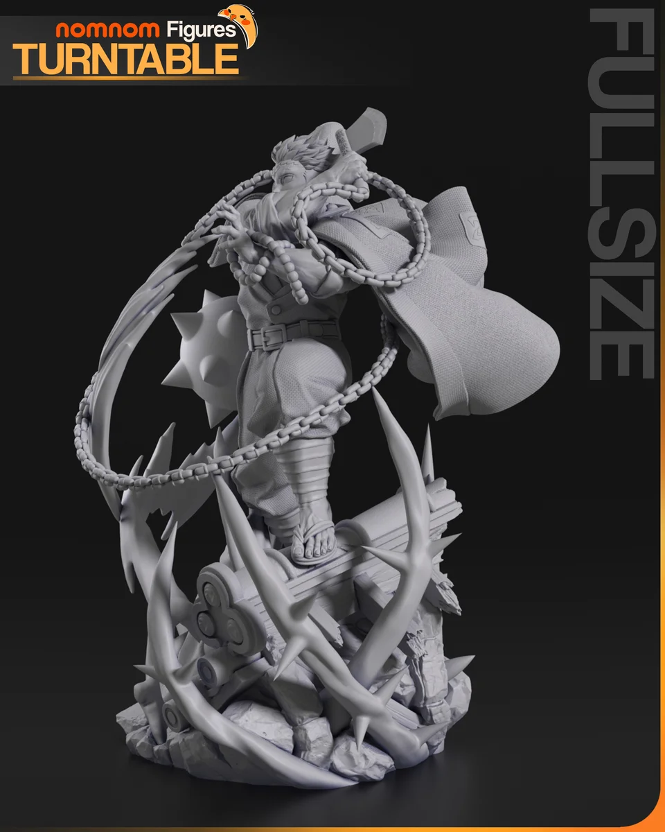 Gyomei | Fan Art | 3D Printed Resin Model Garage Kit | *Un-Painted* | Nomnom 6