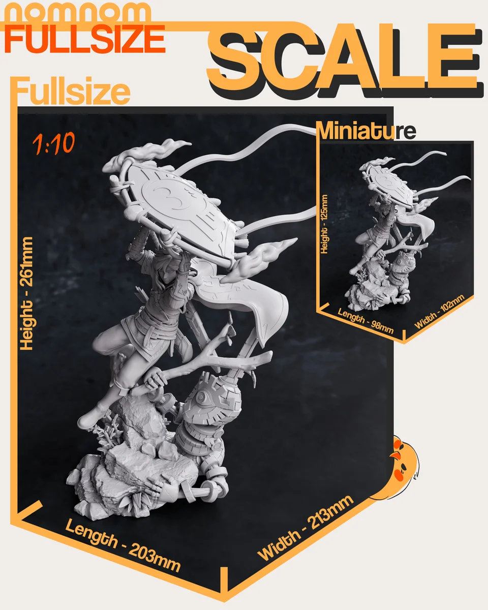 Link | Fan Art | 3D Printed Resin Model Garage Kit | *Un-Painted* | Nomnom 4