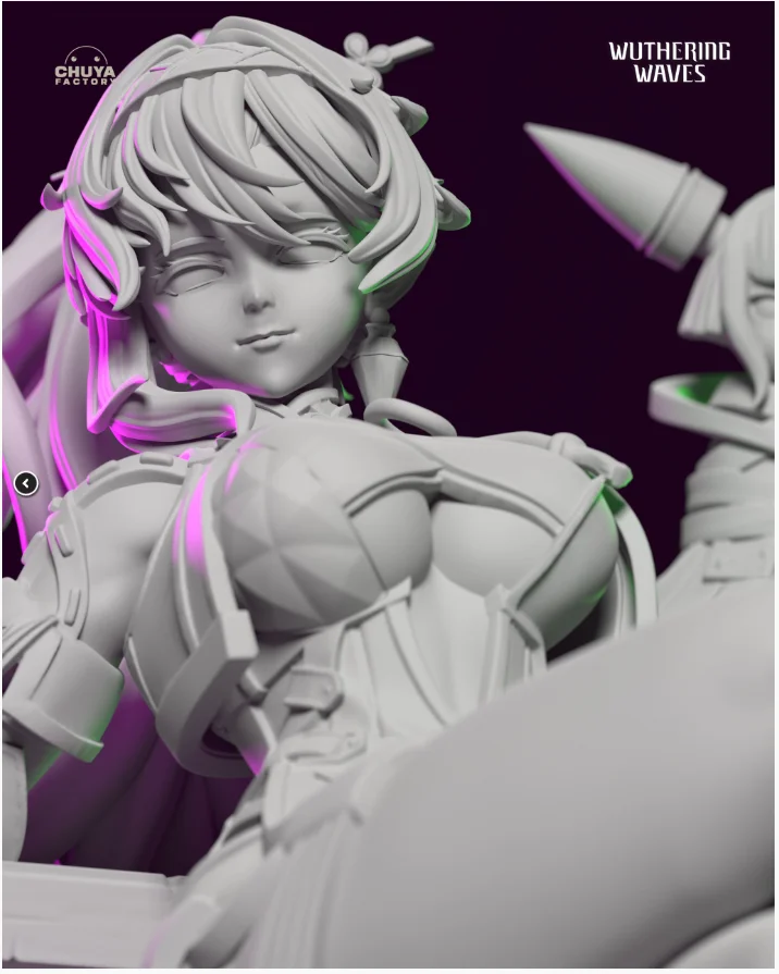 Yinlin | Fan Art | 3D Printed Resin Model Garage Kit | *Un-Painted* | Chuya Factory 8
