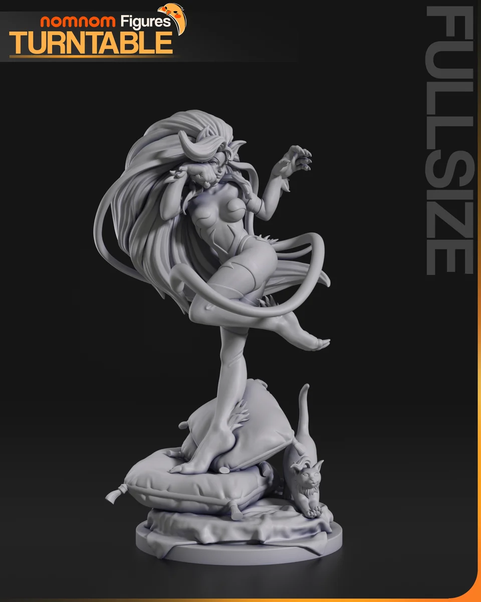 Felicia Rosemary | Fan Art | 3D Printed Resin Model Garage Kit | *Un-Painted* | Nomnom 5
