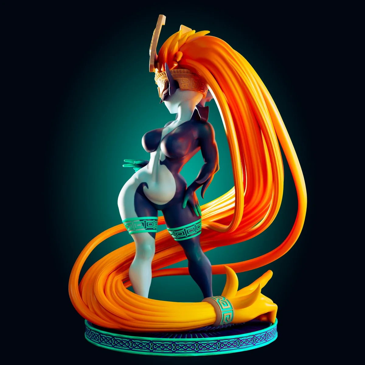 Midna | Fan Art | 3D Printed Resin Model Garage Kit | *Un-Painted* | Officer Rhu 2