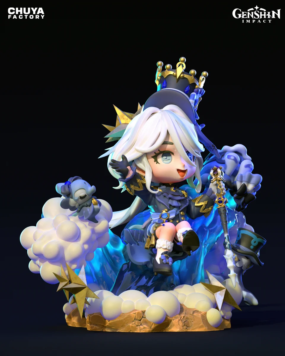 Chibi Furina | Fan Art | 3D Printed Resin Model Garage Kit | *Un-Painted* | Chuya Factory 9