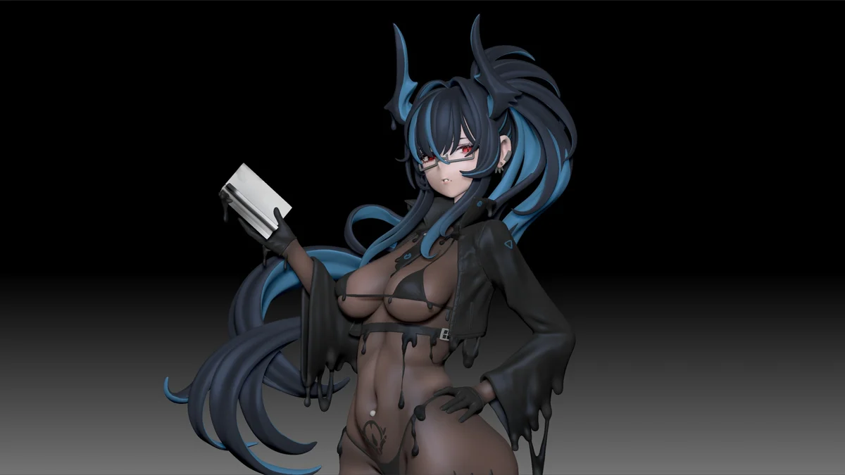 Bahamut | Fan Art | 3D Printed Resin Model Garage Kit | *Un-Painted* | Sin3Dstudio