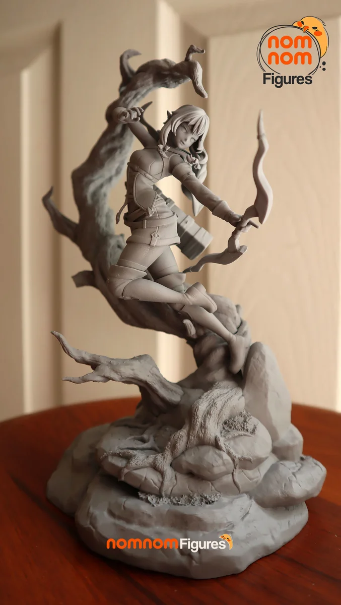 High Elf - Goblin Slayer | Fan Art | 3D Printed Resin Model Garage Kit | *Un-Painted* | Nomnom 5