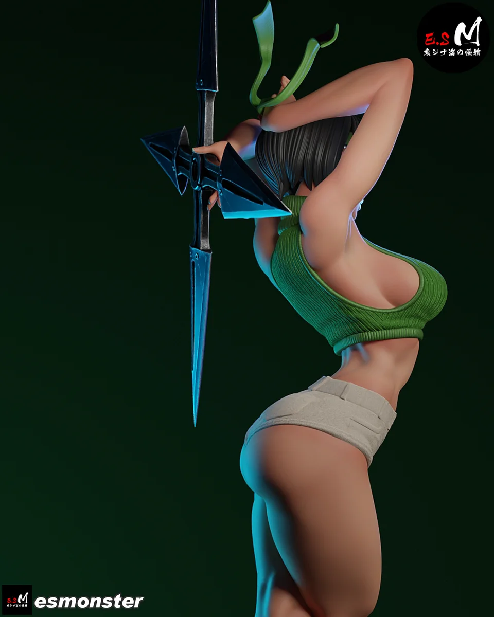 Yuffie | Fan Art | 3D Printed Resin Model Garage Kit | *Un-Painted* | ES Monster 25