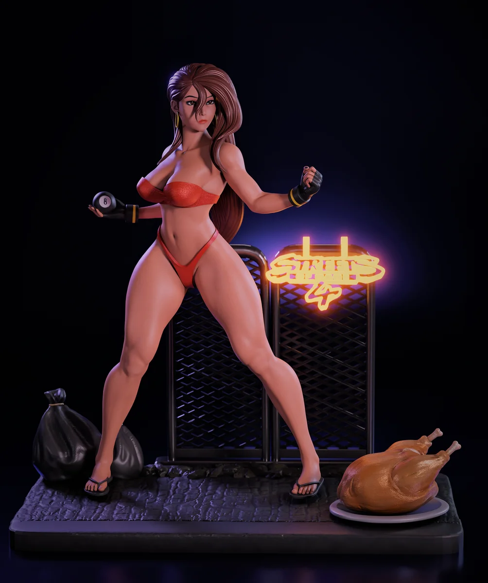 Blaze | Fan Art | 3D Printed Resin Model Garage Kit | *Un-Painted* | Momoji 3
