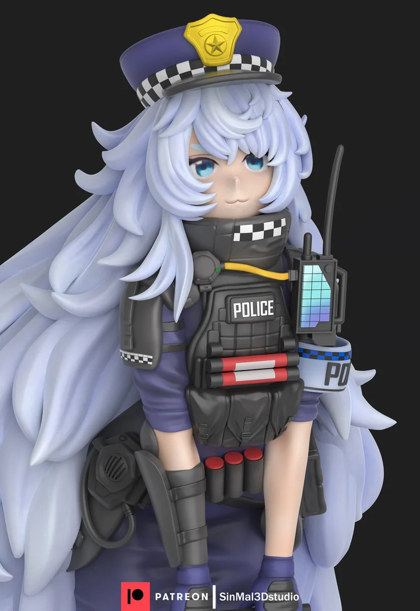 Poli | Fan Art | 3D Printed Resin Model Garage Kit | *Un-Painted* | Sin3Dstudio