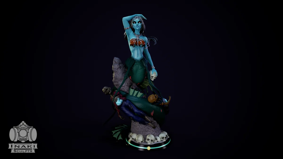 Gallevarbe | Fan Art | 3D Printed Resin Model Garage Kit | *Un-Painted* | Inaki Sculpts 3