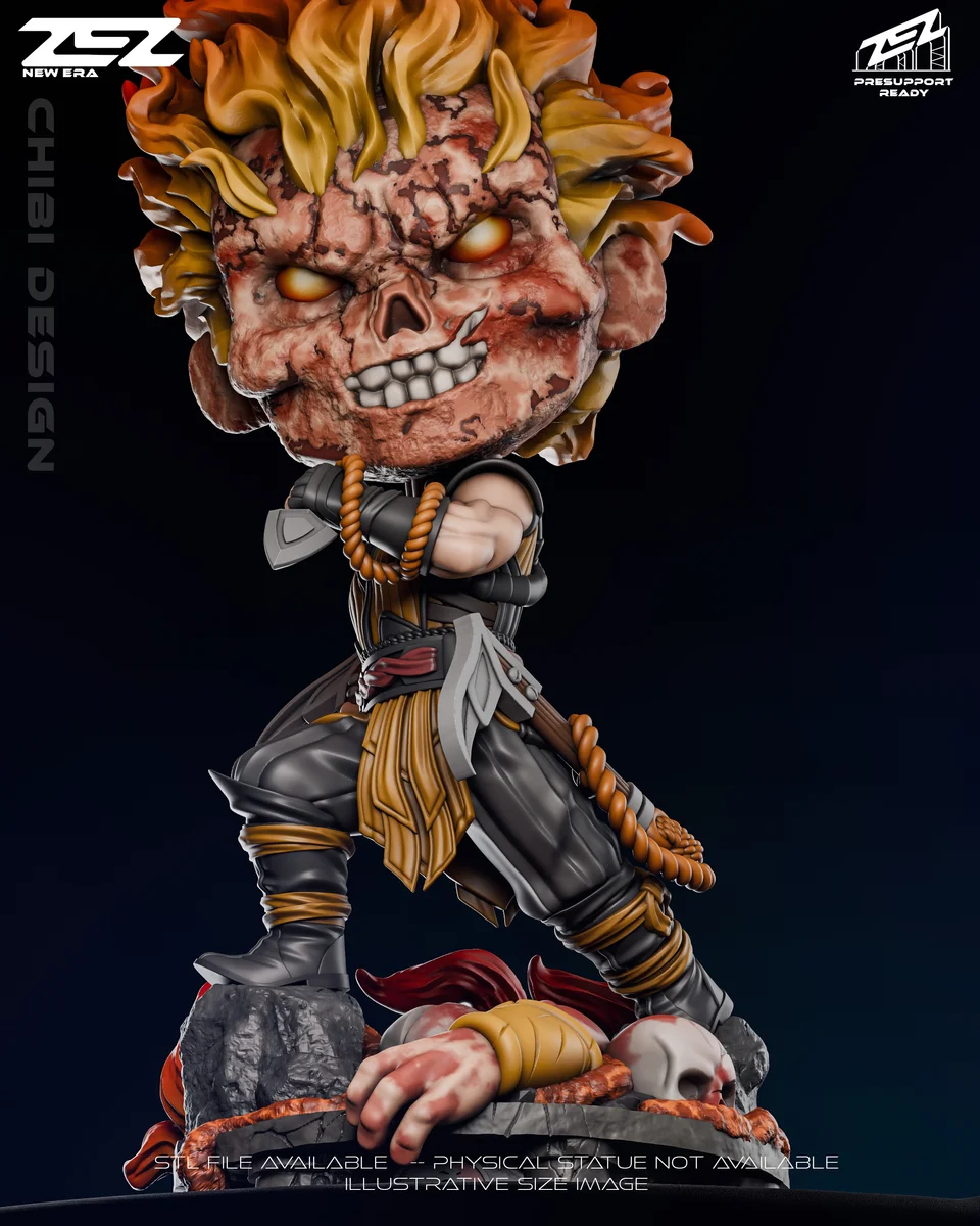 Chibi Scorpion | Fan Art | 3D Printed Resin Model Garage Kit | *Un-Painted* | ZEZ Studio 4