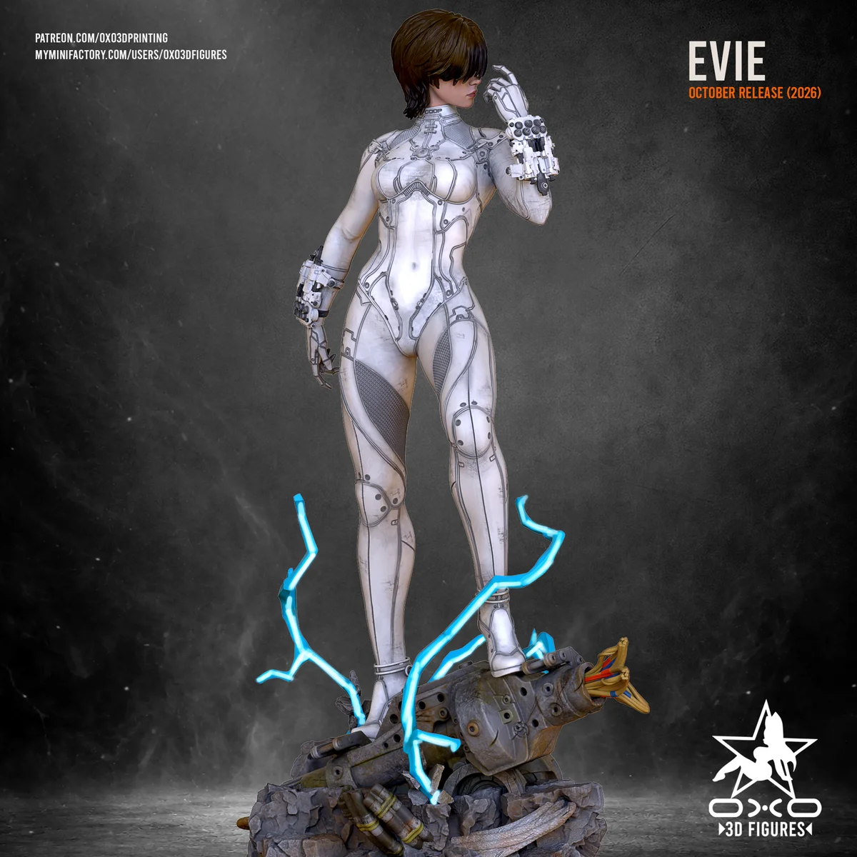 Evie Stellar Blade | Fan Art | 3D Printed Resin Model Garage Kit | *Un-Painted* | OXO3D 4