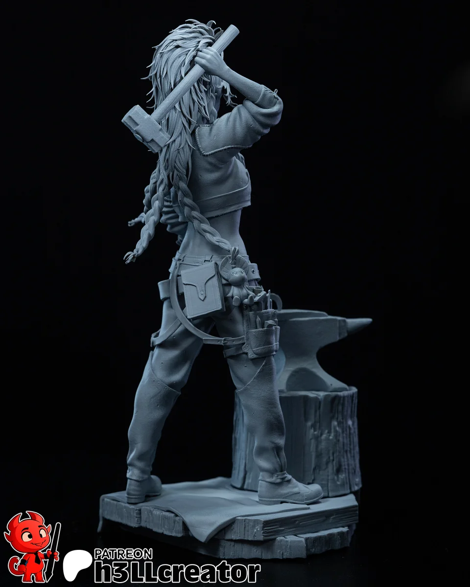 Gemma | Fan Art | 3D Printed Resin Model Garage Kit | *Un-Painted* | H3LL Creator 13