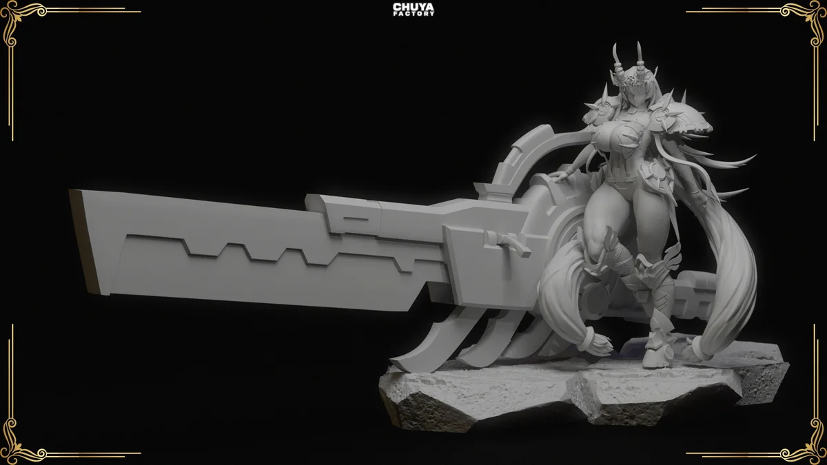 Barghest | Fan Art | 3D Printed Resin Model Garage Kit | *Un-Painted* | Chuya Factory 9