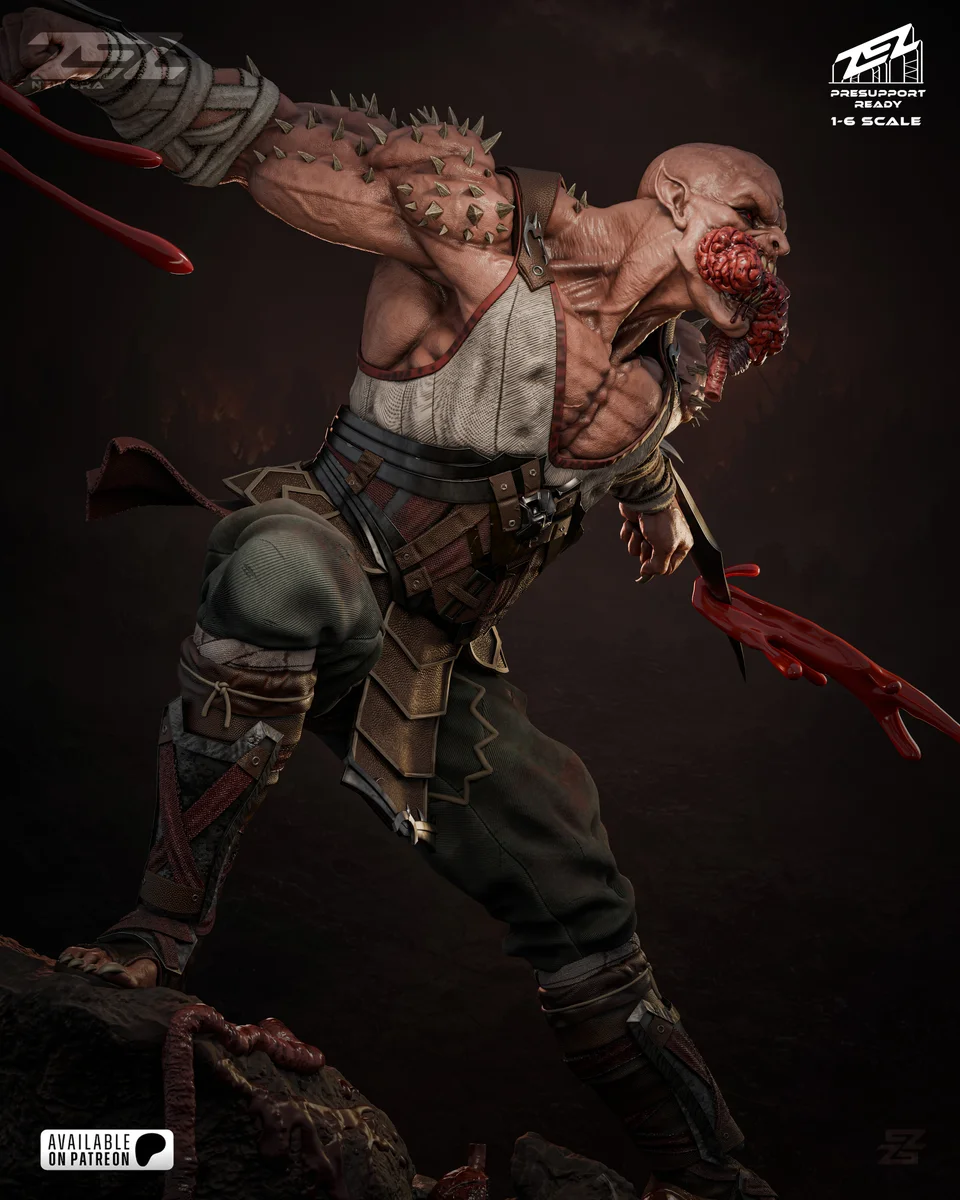 Baraka | Fan Art | 3D Printed Resin Model Garage Kit | *Un-Painted* | ZEZ Studio 6