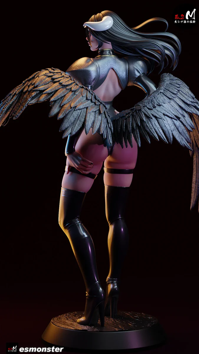 Albedo v2 | Fan Art | 3D Printed Resin Model Garage Kit | *Un-Painted* | ES Monster 9
