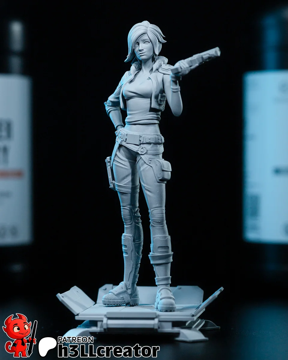 Lilith | Fan Art | 3D Printed Resin Model Garage Kit | *Un-Painted* | H3LL Creator 5
