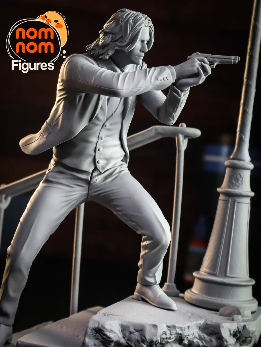John Wick | Fan Art | 3D Printed Resin Model Garage Kit | *Un-Painted* | Nomnom 13