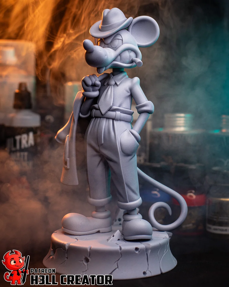 Jack Pepper | Fan Art | 3D Printed Resin Model Garage Kit | *Un-Painted* | H3LL Creator 9