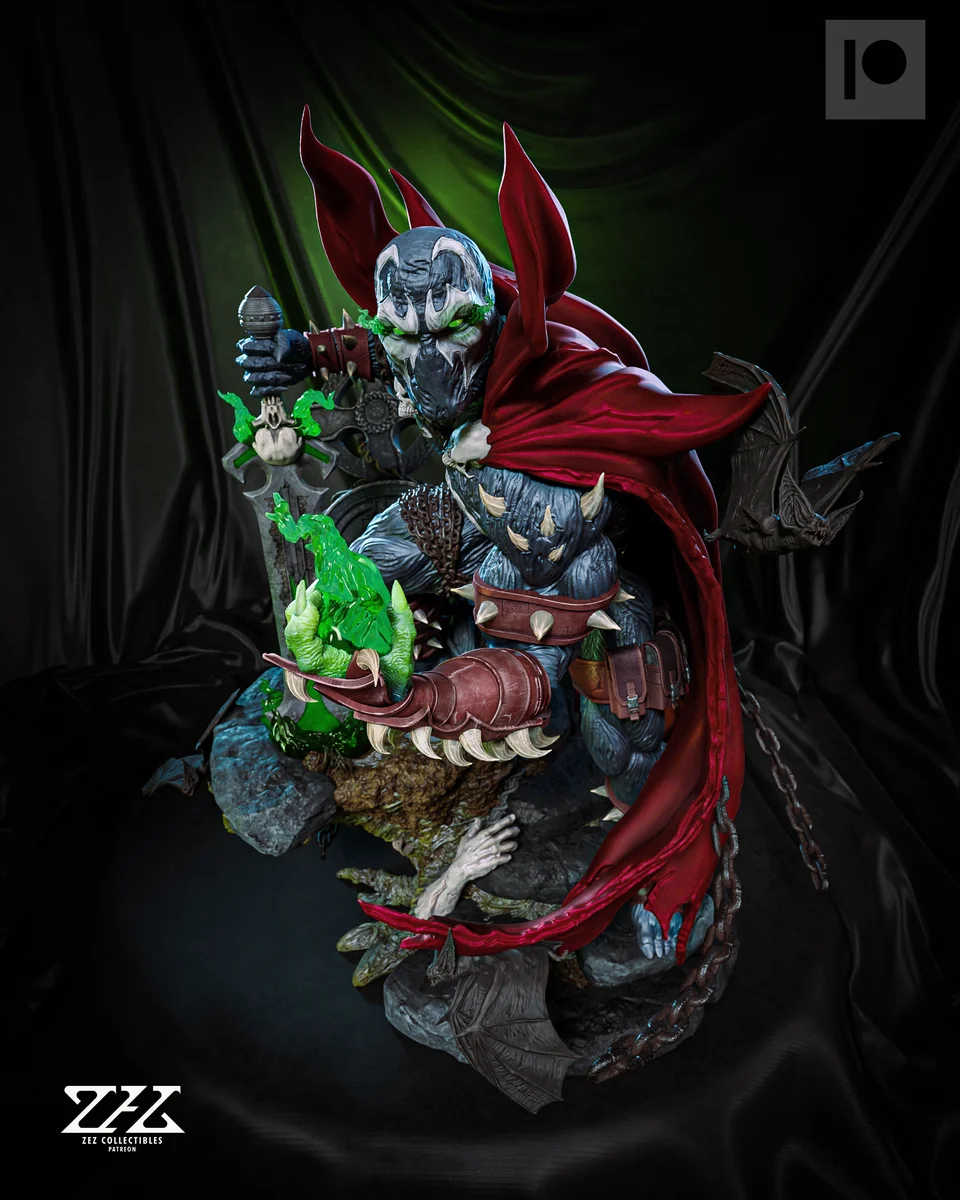 Spawn | Fan Art | 3D Printed Resin Model Garage Kit | *Un-Painted* | ZEZ Studio 5