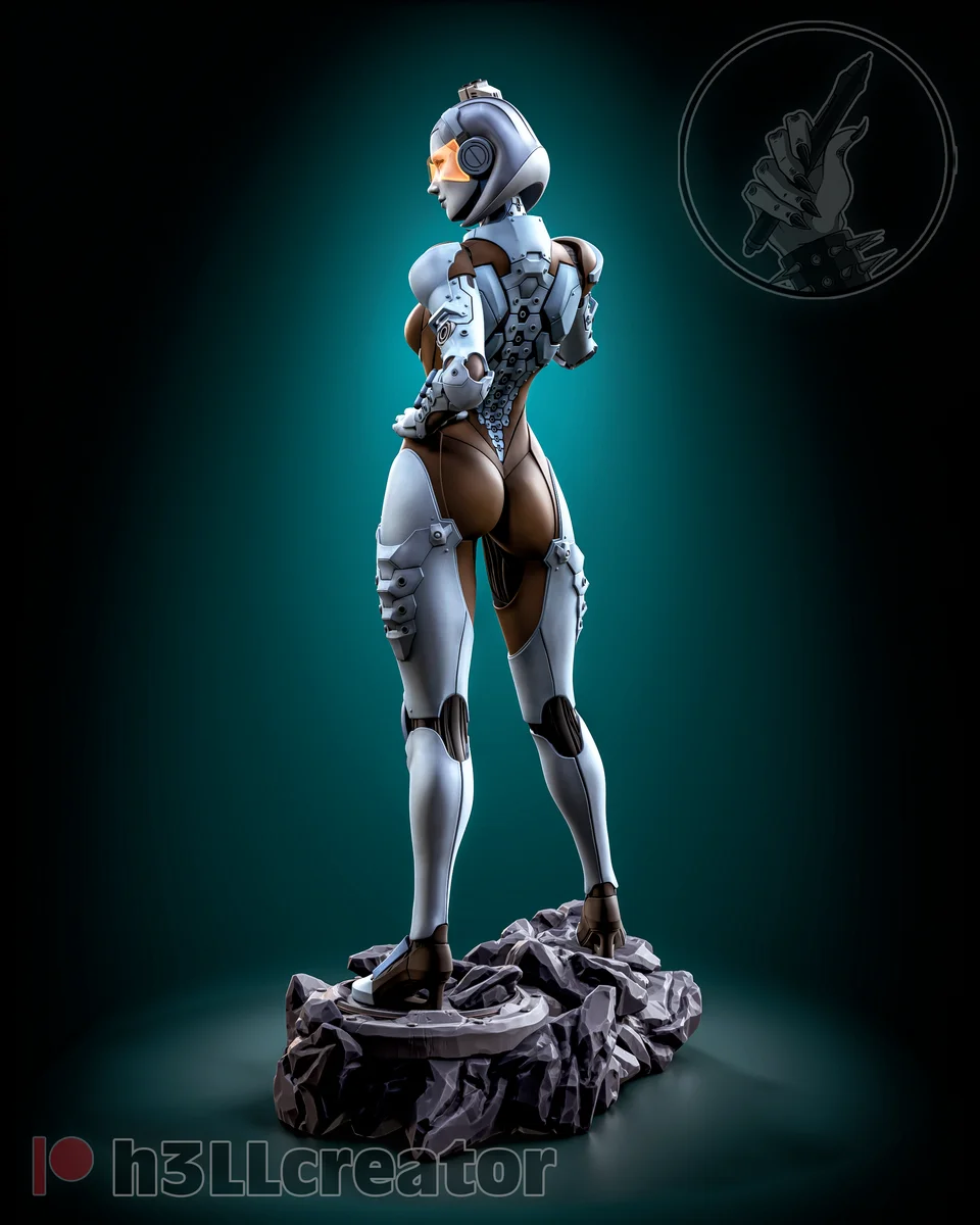 Edi | Fan Art | 3D Printed Resin Model Garage Kit | *Un-Painted* | H3LL Creator 6