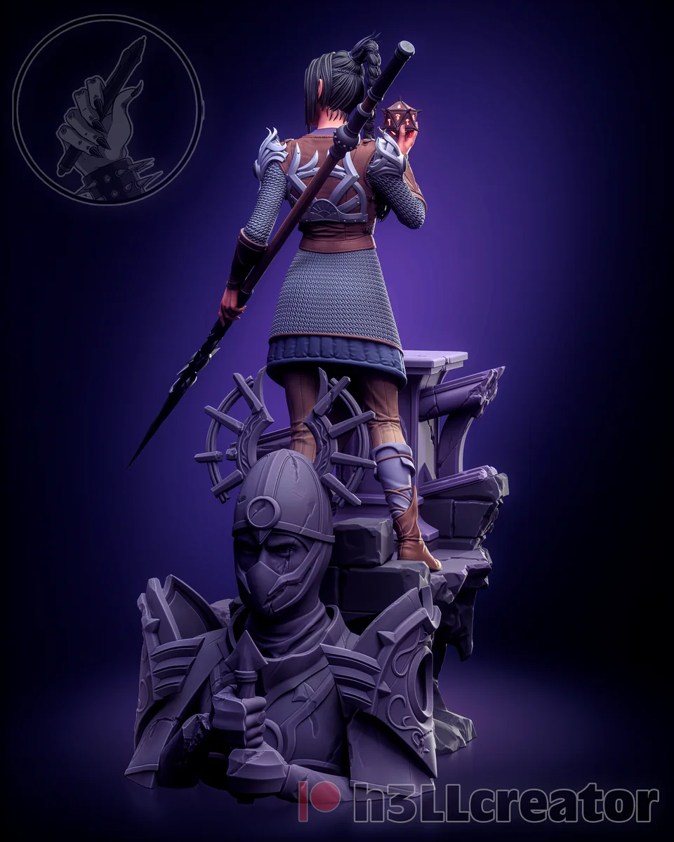 Shadowheart | Fan Art | 3D Printed Resin Model Garage Kit | *Un-Painted* | H3LL Creator 8